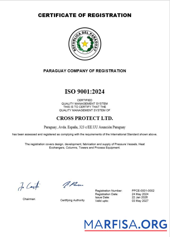 Blank Paraguay business registration certificate Word and PDF template